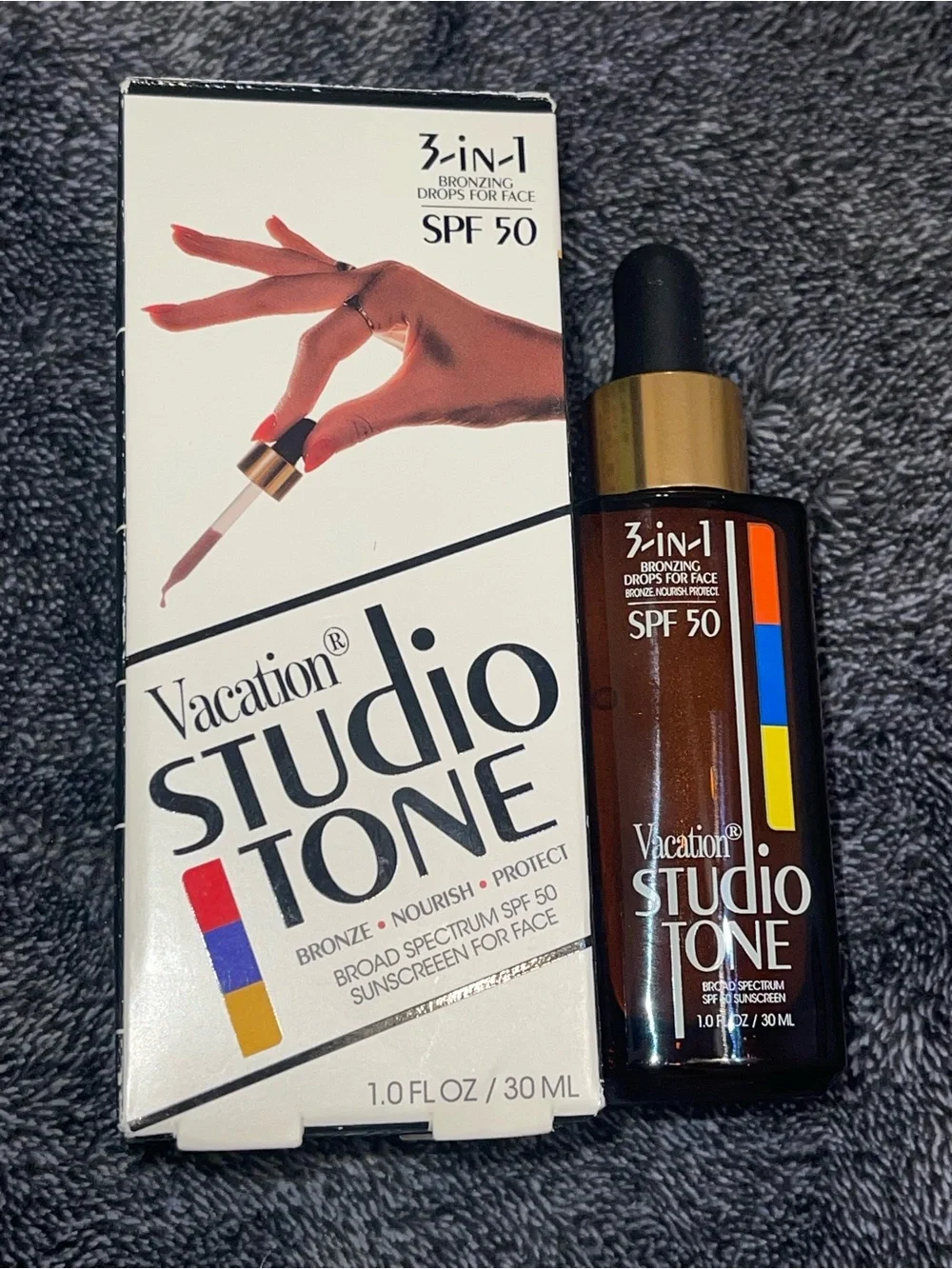 Vacation Studio Tone Bronzing Drops with SPF 50